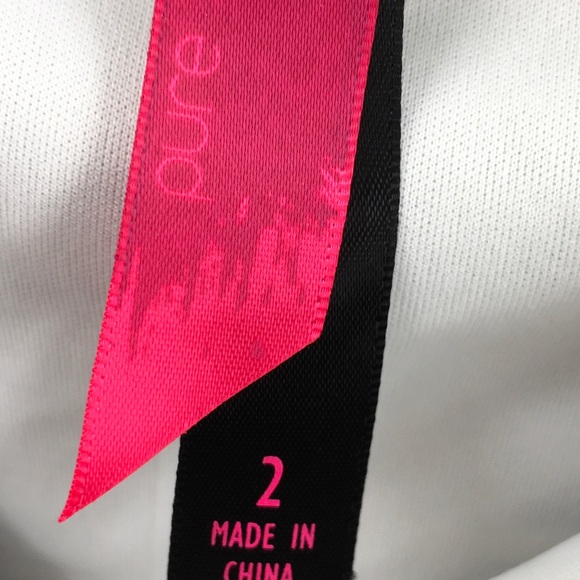 Black white flounce flutter lined Cami top… - Picture 5 of 5